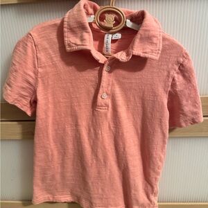 Janie and Jack Coral Polo Shirt